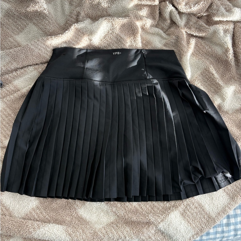 YPB Abercrombie Pleated Women's Black Athletic Skirt